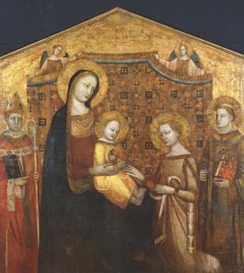 Mystieke huwelijk van St. Catharina van Alexandrië, met heiligen Zenobio en Leonard